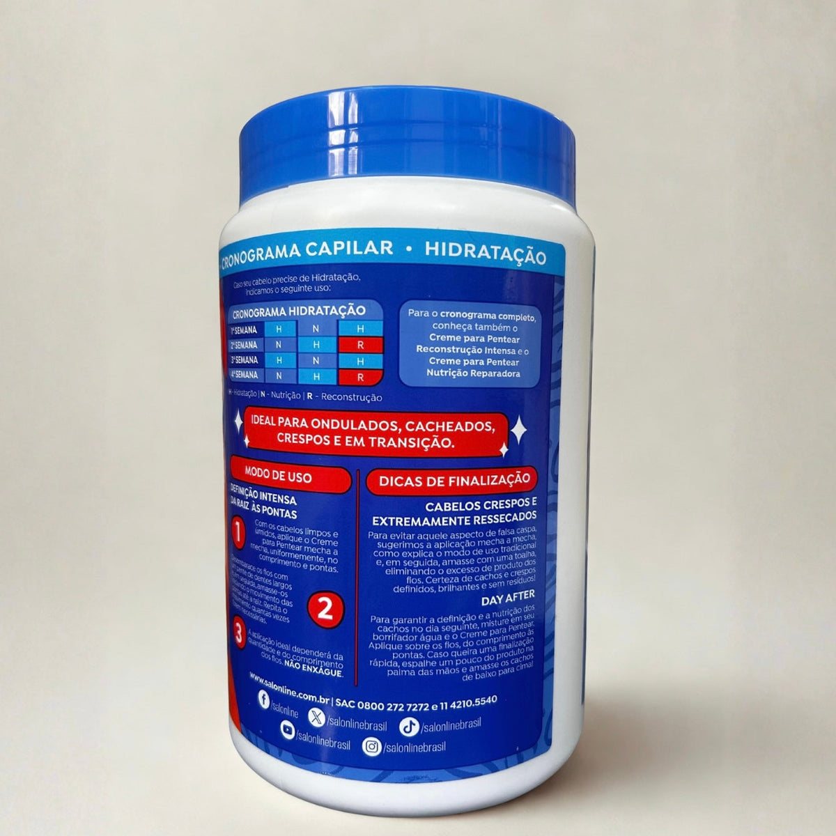 SALON LINE Crème Coiffante Hydratation Profonde 1kg