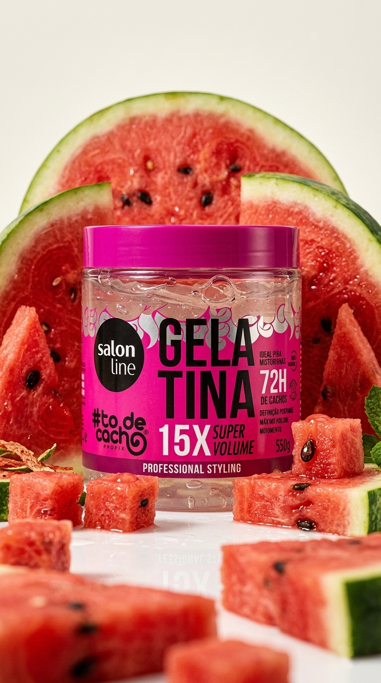 Crème de coiffage Salon Line Super Volume 550g pour la définition et le volume des cheveux bouclés